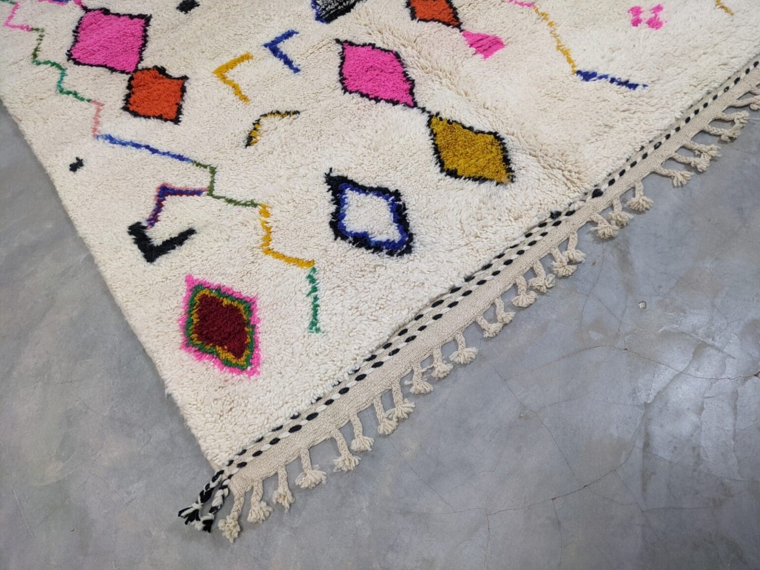 Orientteppich Berber 310x205 cm Wolle handgeknüpft