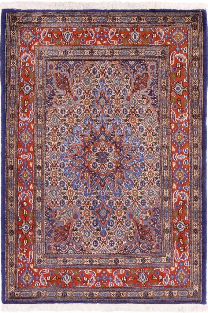Perserteppich Moud 146 x 107 cm Wolle handgeknüpft