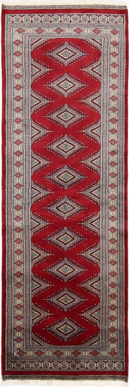 Orientteppich Pakistan 239 x 80 cm Wolle handgeknüpft
