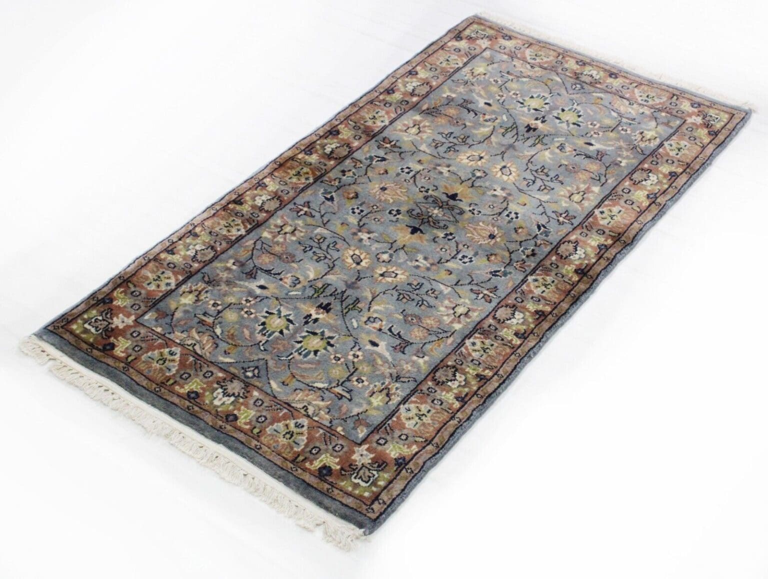 Orientteppich Tabriz 122 x 63 cm Wolle handgeknüpft