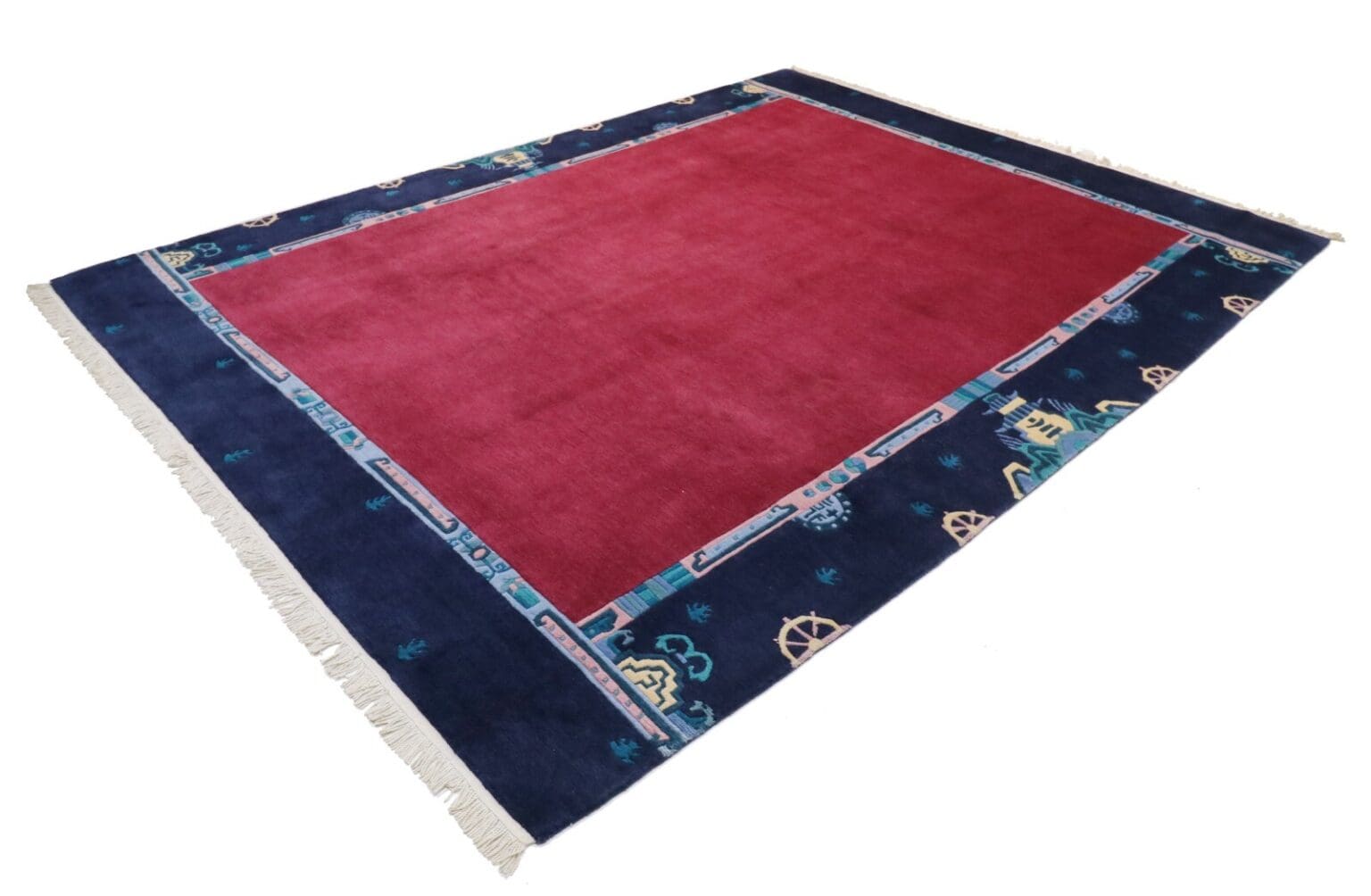 Orientteppich Nepal 341 x 255 cm Wolle handgeknüpft
