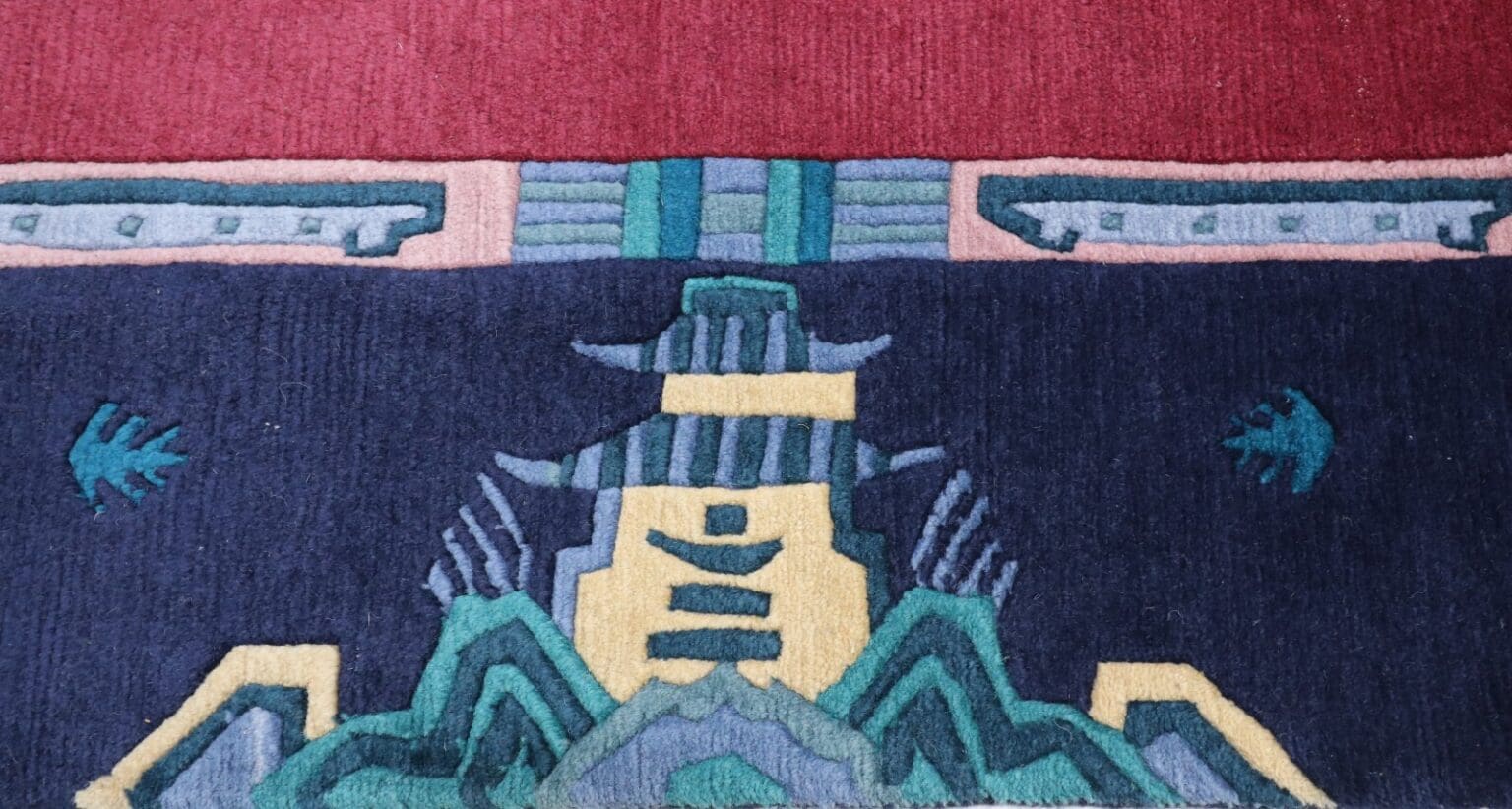 Orientteppich Nepal 341 x 255 cm Wolle handgeknüpft