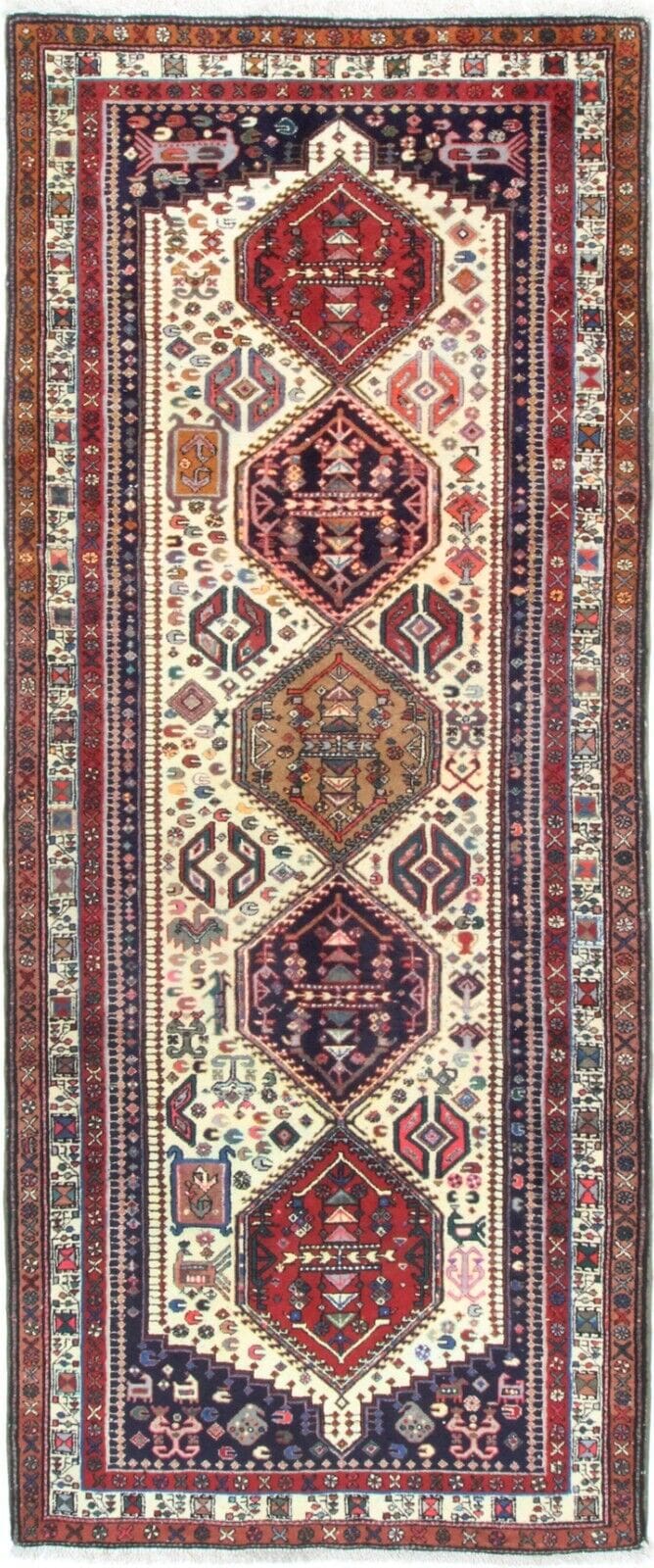 Perserteppich Ardebil 302 x 127 cm Wolle handgeknüpft