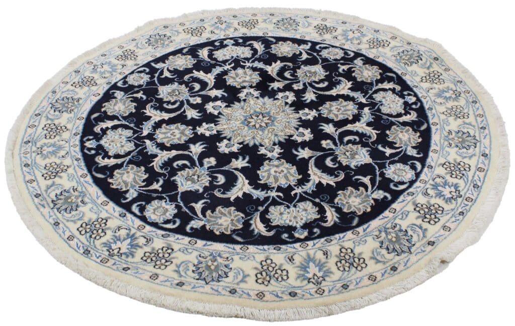 Perserteppich Nain Kaschmir 150x150 cm Wolle handgeknüpft