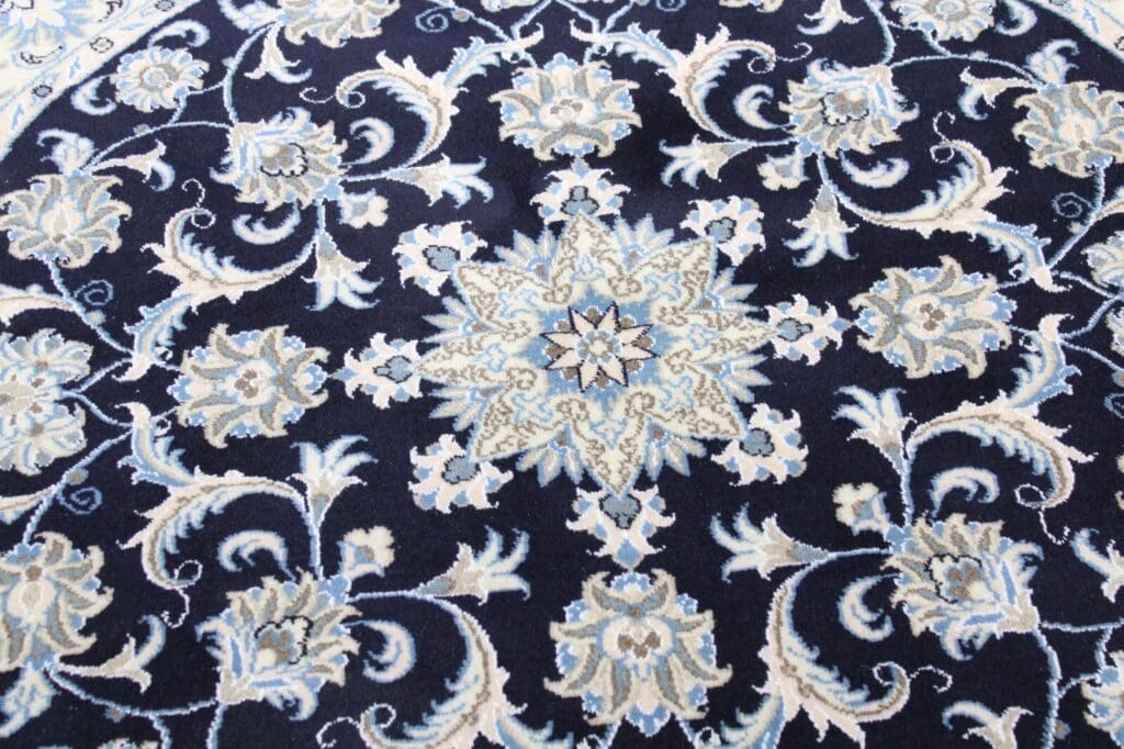 Perserteppich Nain Kaschmir 150x150 cm Wolle handgeknüpft