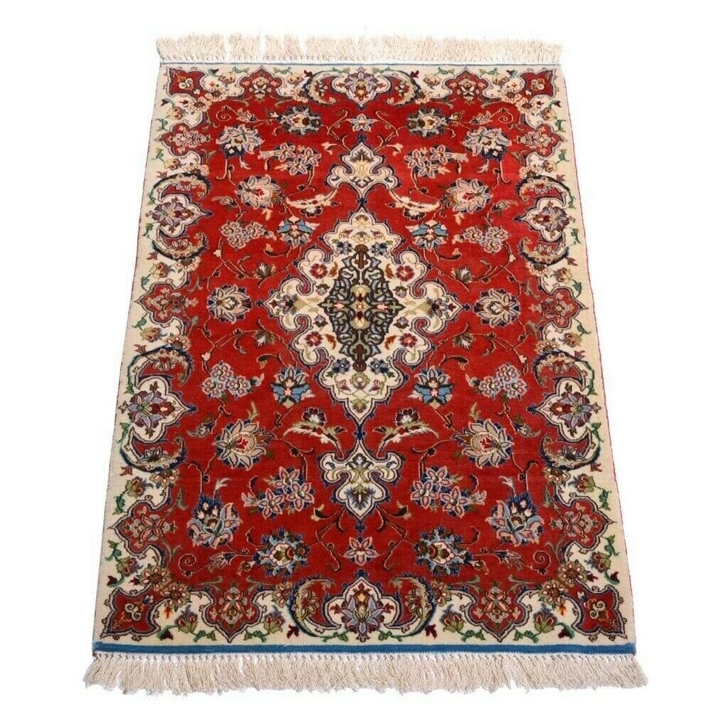 Perserteppich Isfahan 108 x 72 cm Wolle handgeknüpft