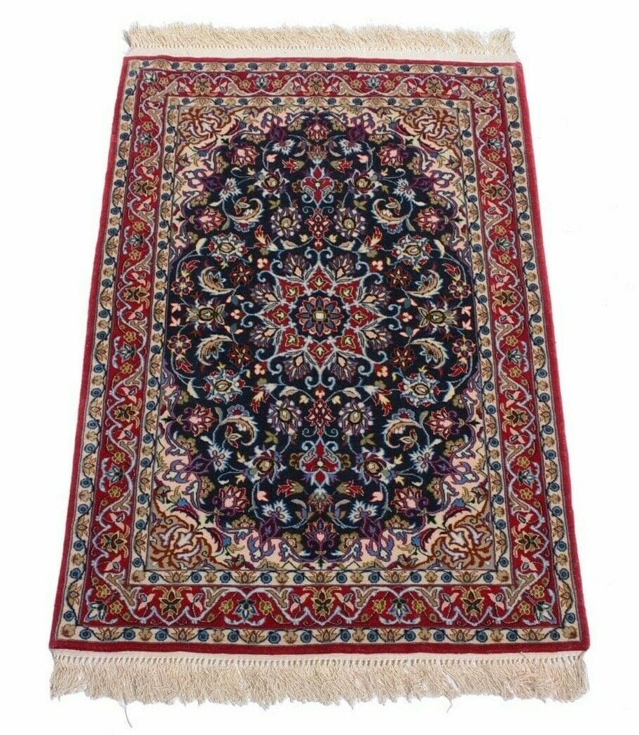 Perserteppich Isfahan 105 x 68 cm Wolle handgeknüpft