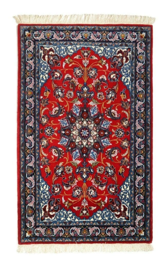 Perserteppich Isfahan 114 x 71 cm Wolle handgeknüpft