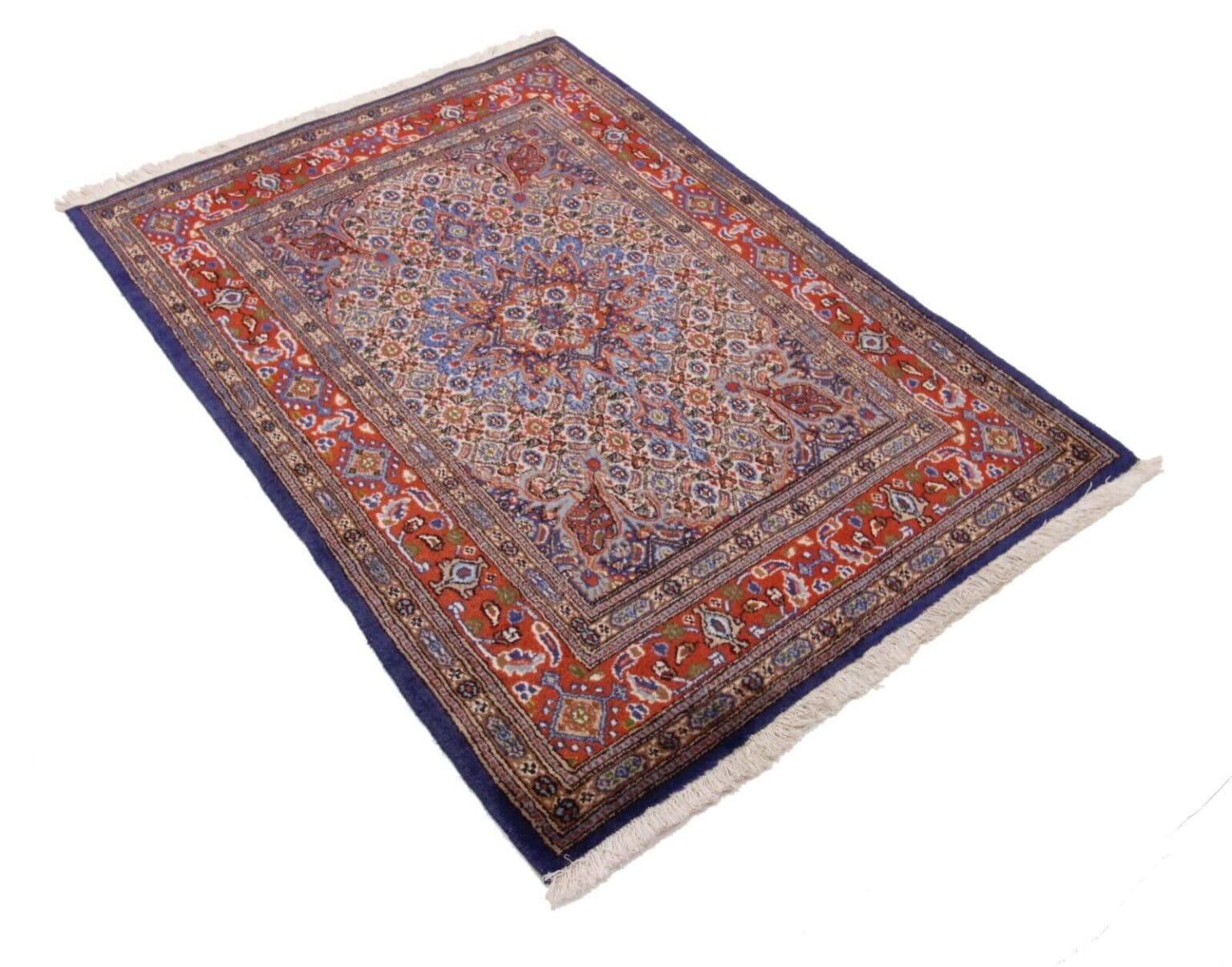 Perserteppich Moud 146 x 107 cm Wolle handgeknüpft