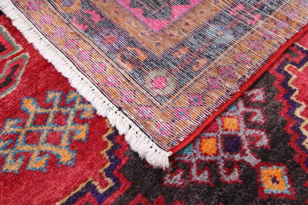 handgeknupfter-perserteppich-hamedan-256-x-130-cm-orientteppich-6 Perserteppich Hamedan 256 x 130 cm Wolle handgeknüpft