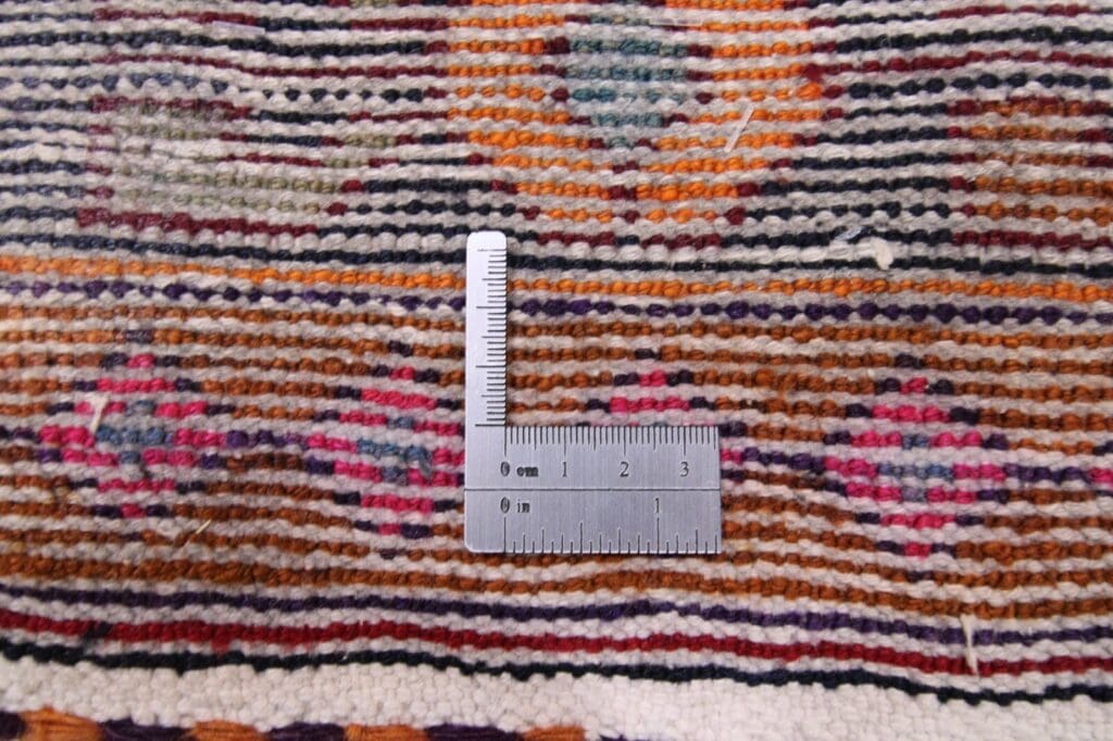 handgeknupfter-perserteppich-hamedan-256-x-130-cm-orientteppich-9 Perserteppich Hamedan 256 x 130 cm Wolle handgeknüpft