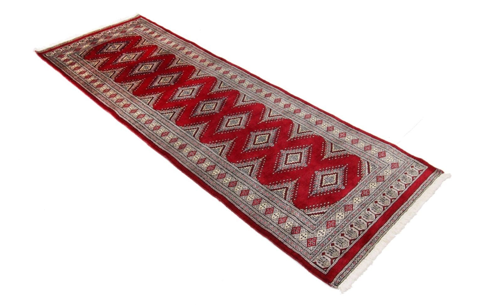 Orientteppich Pakistan 239 x 80 cm Wolle handgeknüpft