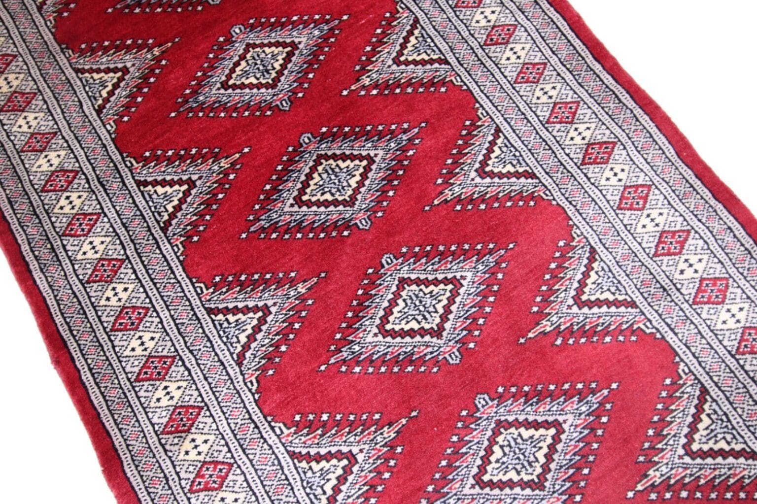 Orientteppich Pakistan 239 x 80 cm Wolle handgeknüpft