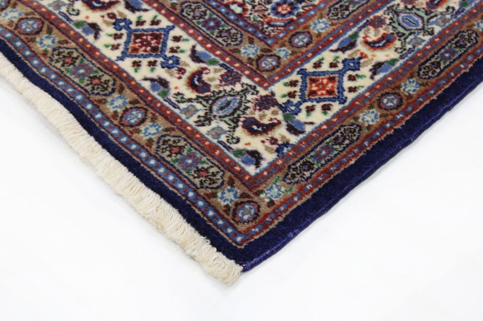 Orientteppich Moud 140 x 75 cm Wolle handgeknüpft