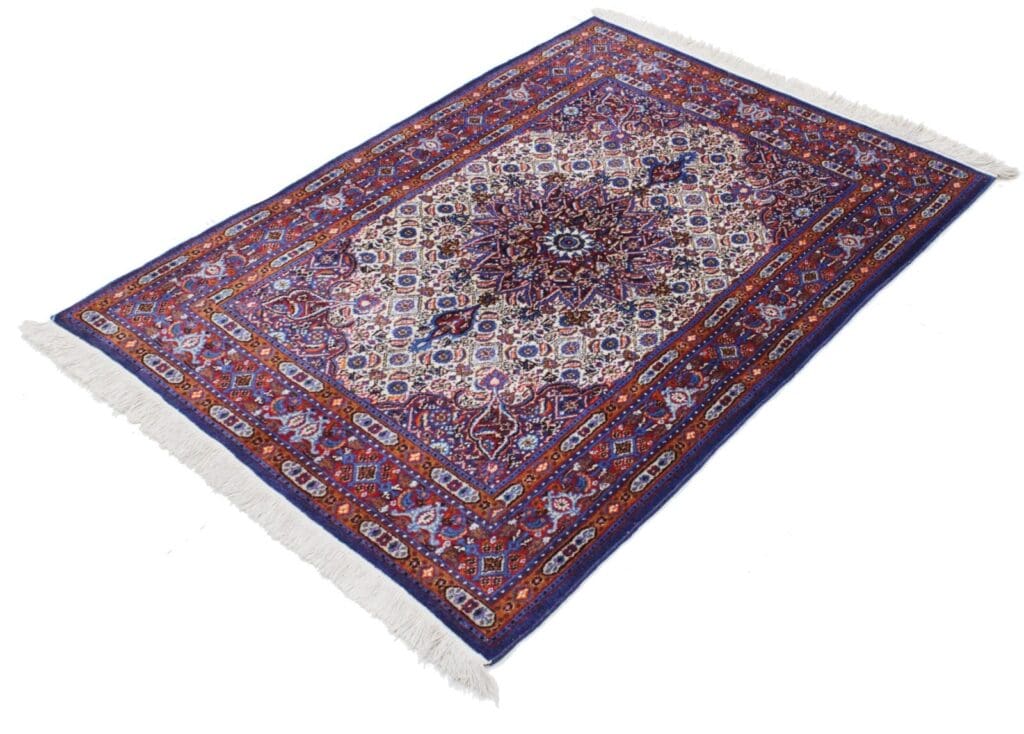 Perserteppich Moud 140 x 100 cm Wolle handgeknüpft