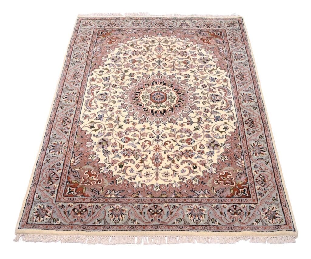 Orientteppich 192x140 cm Wolle handgeknüpft