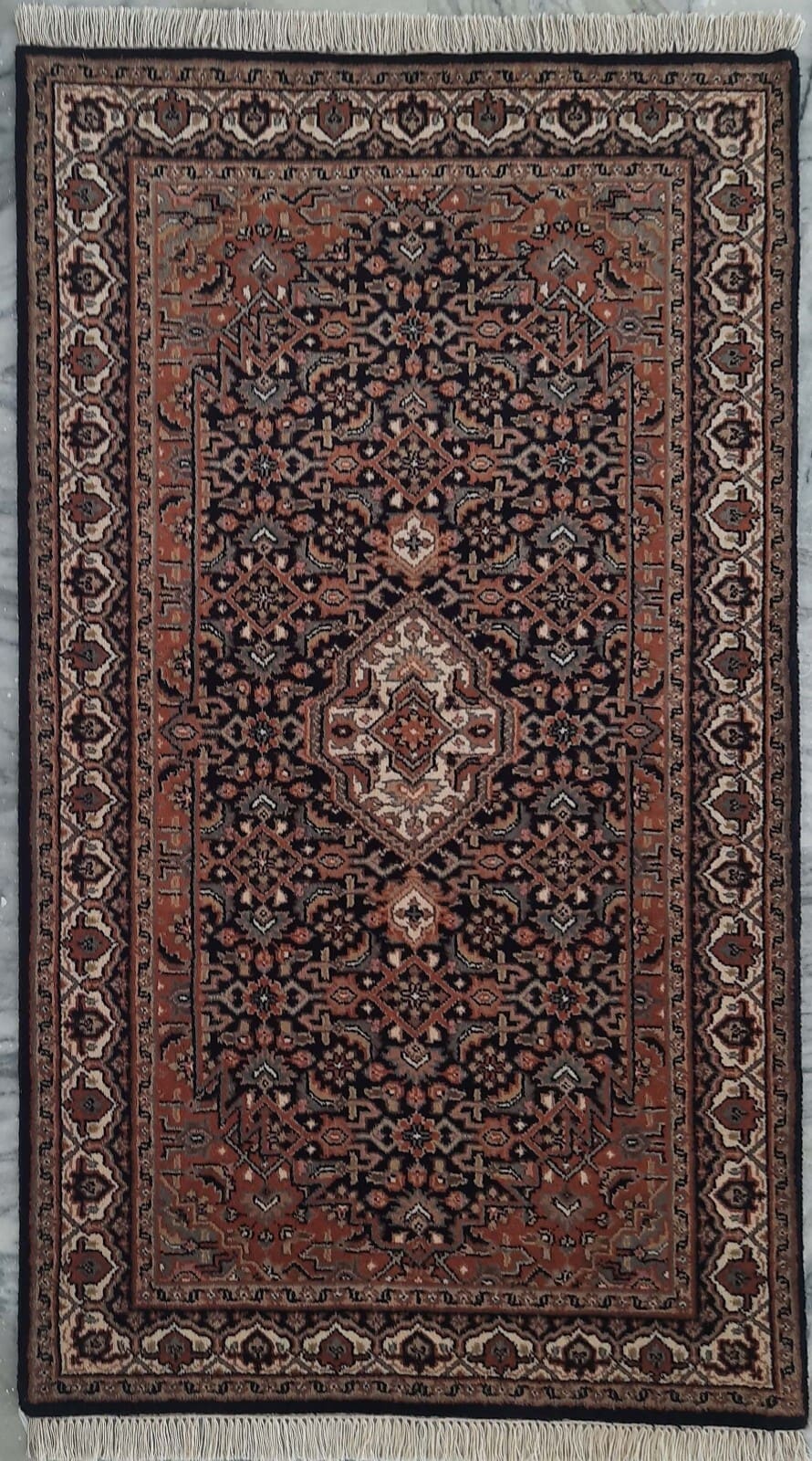 Orientteppich Bidjar 90x160 cm Wolle handgeknüpft