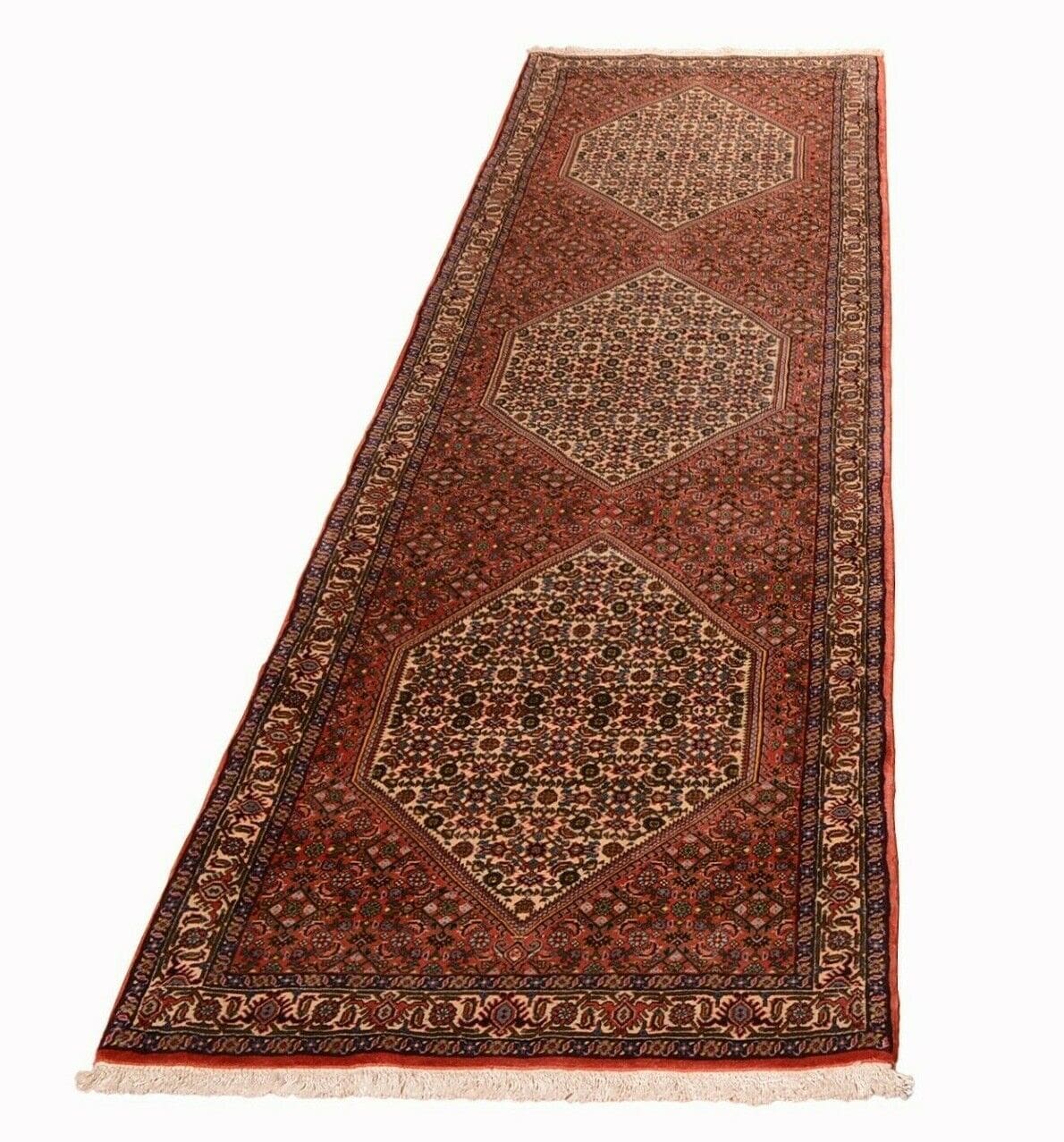 Perserteppich Bidjar Tekab 320 x 90 cm Wolle handgeknüpft