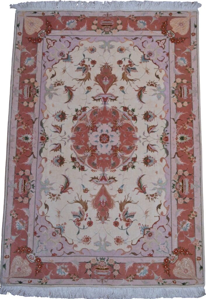 Perserteppich 155 x 104 cm Wolle handgeknüpft
