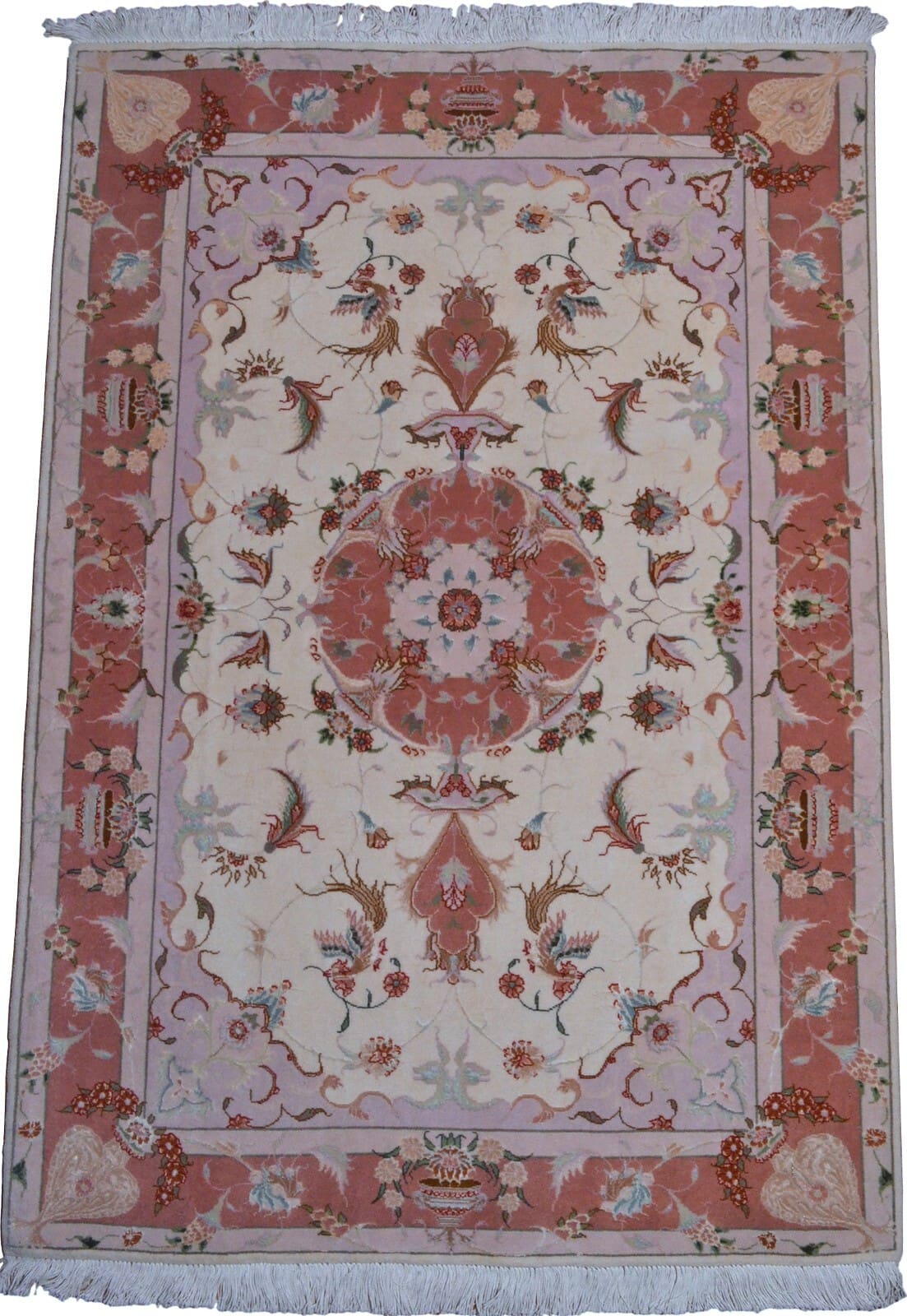 Perserteppich 155 x 104 cm Wolle handgeknüpft