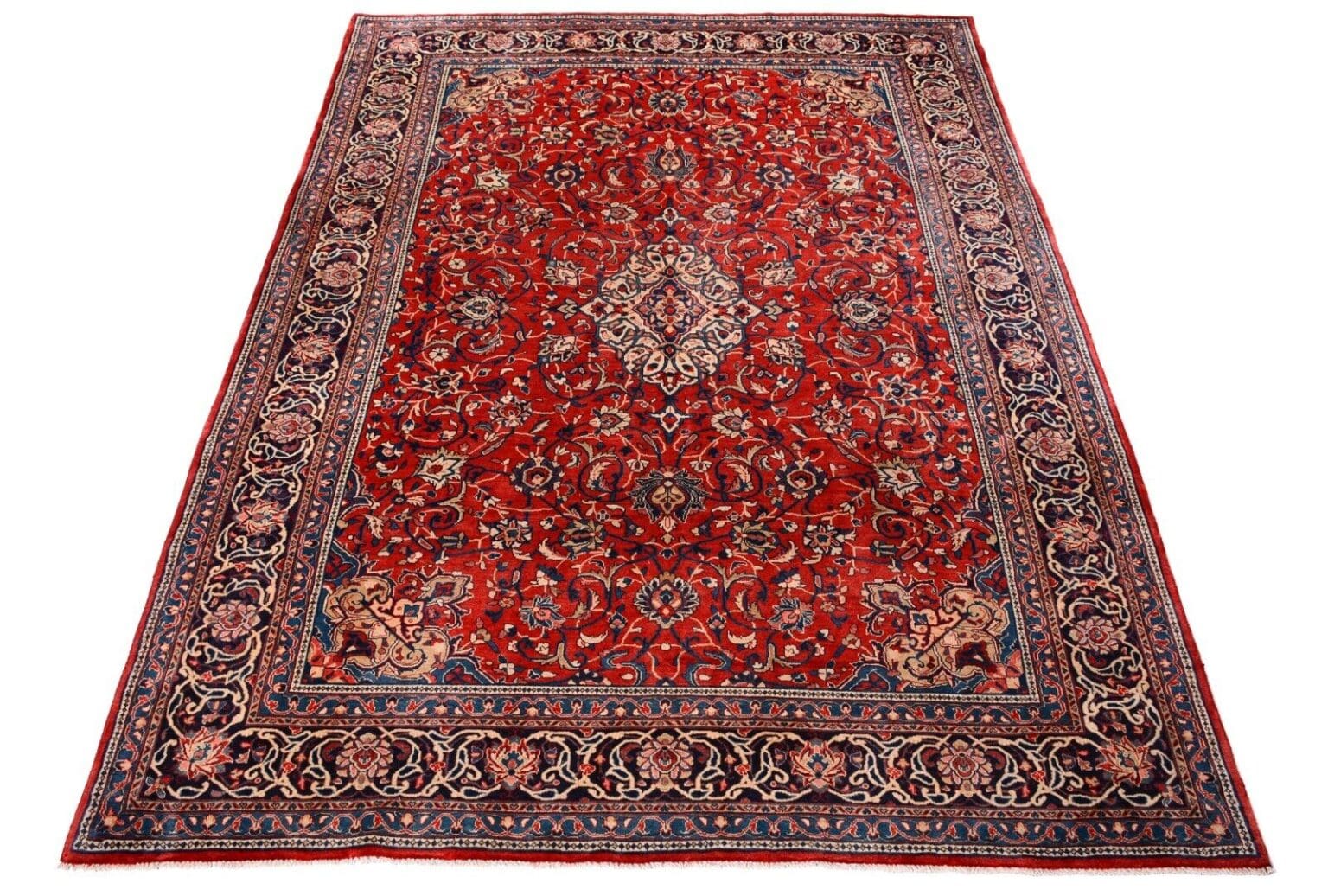 Perserteppich Sarough 313 x 219 cm Wolle handgeknüpft