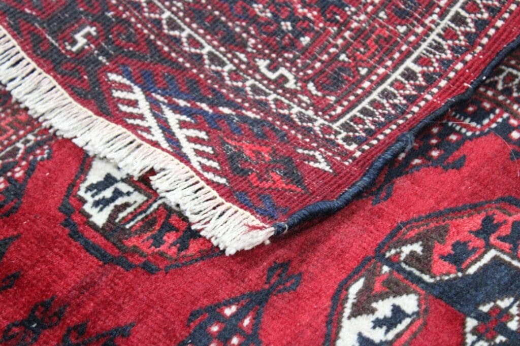 Orientteppich Turkmann 154 x 105 cm Wolle handgeknüpft