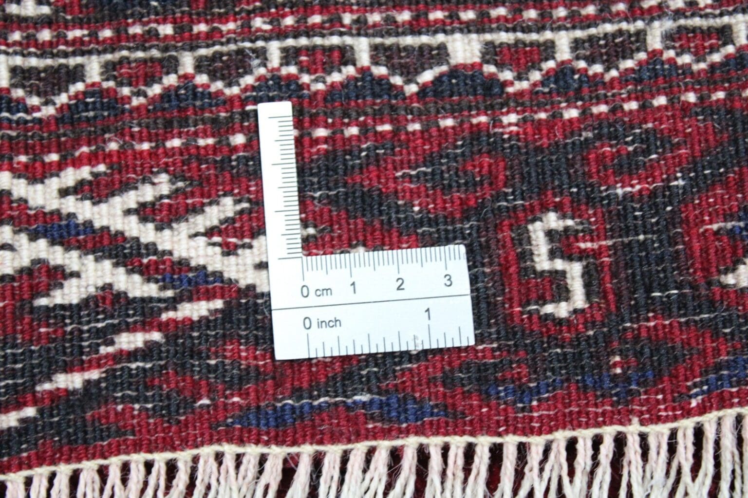 Orientteppich Turkmann 154 x 105 cm Wolle handgeknüpft