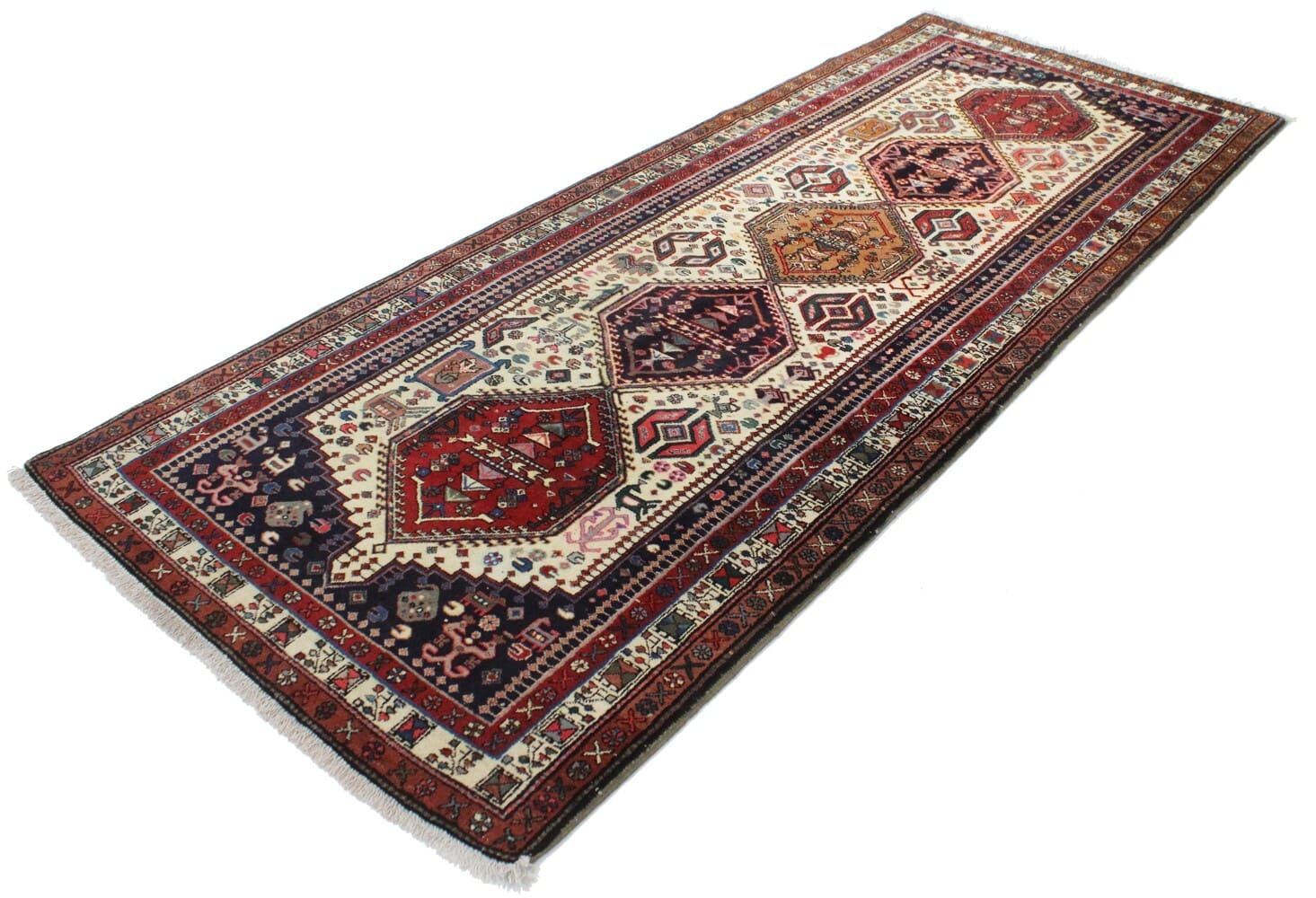 Perserteppich Ardebil 302 x 127 cm Wolle handgeknüpft