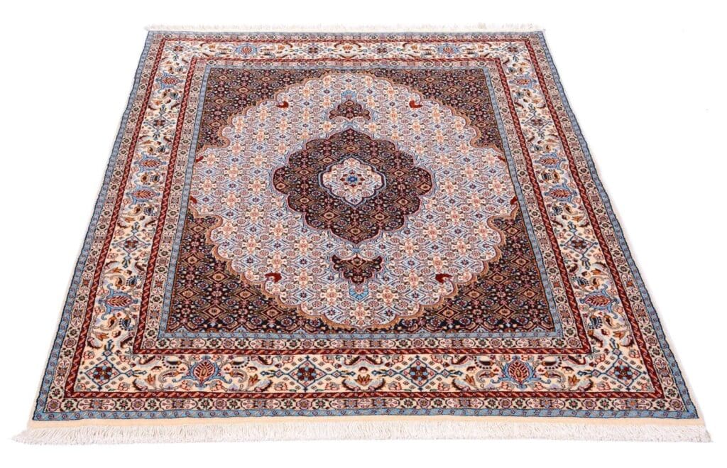 Perserteppich Moud 195x146 cm Wolle handgeknüpft