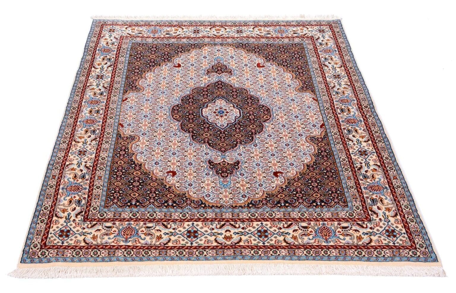 Perserteppich Moud 195x146 cm Wolle handgeknüpft