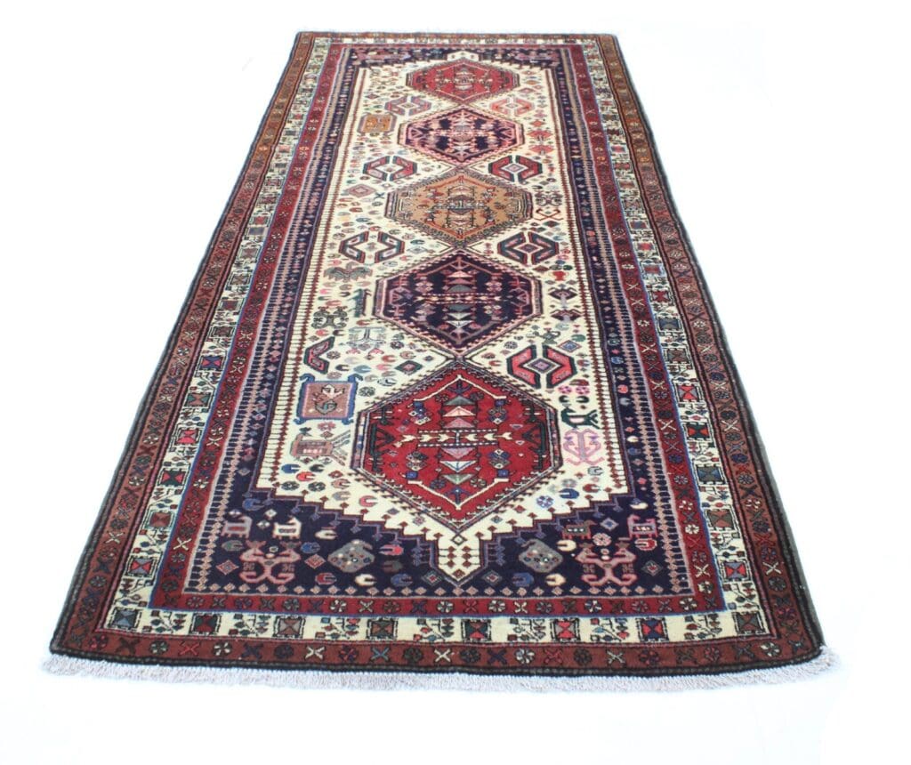 Perserteppich Ardebil 302 x 127 cm Wolle handgeknüpft