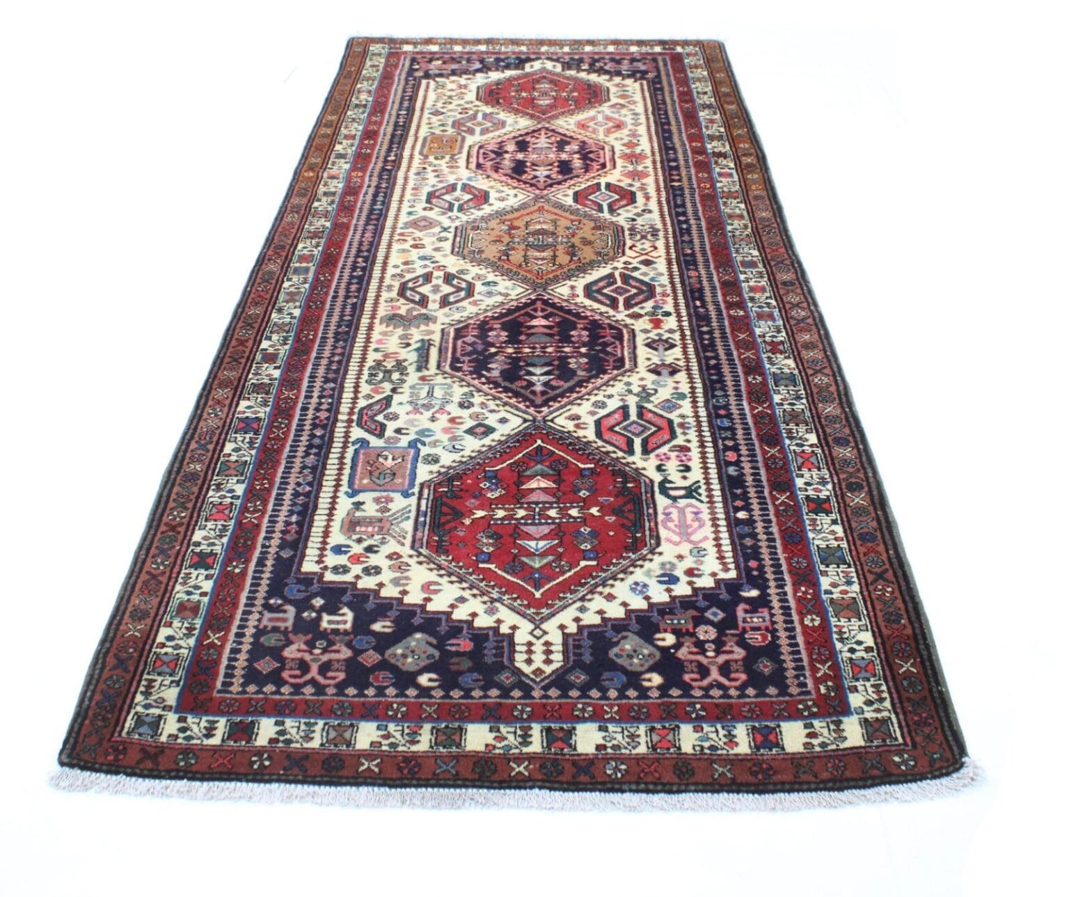 Perserteppich Ardebil 302 x 127 cm Wolle handgeknüpft