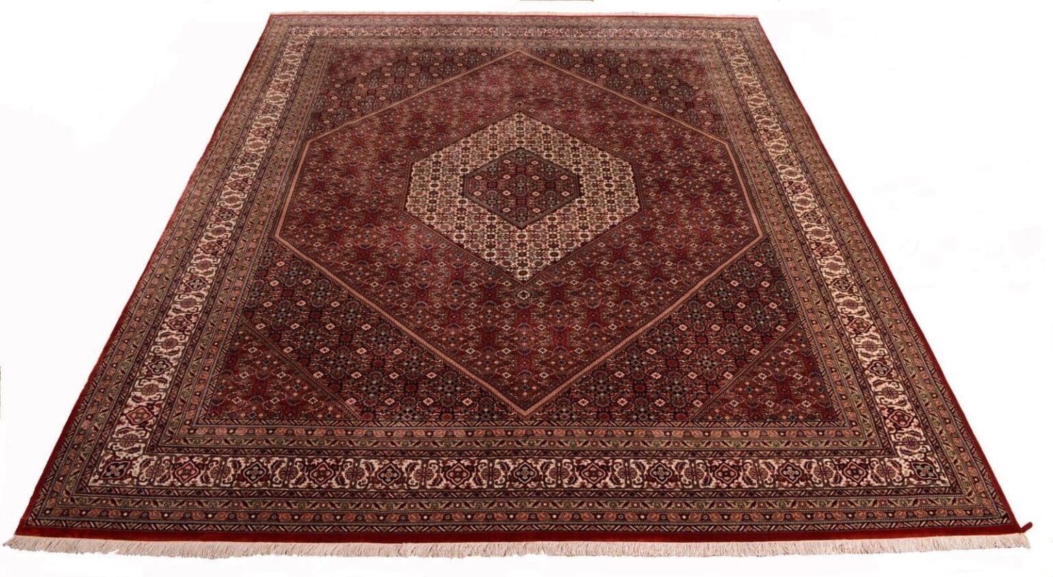Orientteppich Bidjar 350 x 288 cm Wolle handgeknüpft