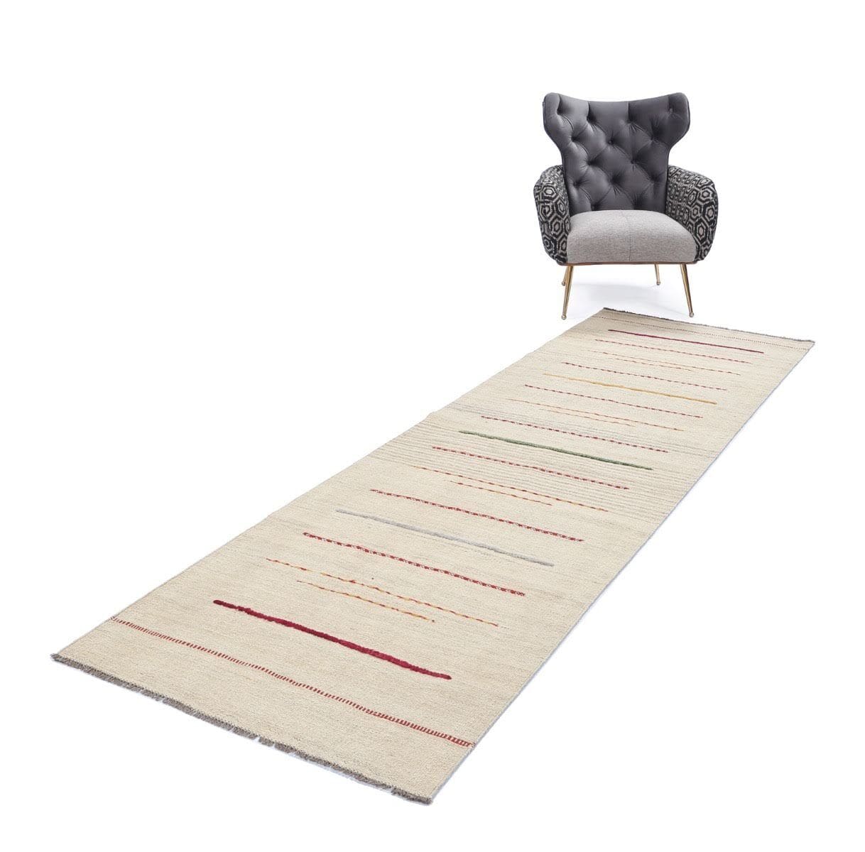 Perserteppich Fars 298 x 99 cm Wolle handgewebt