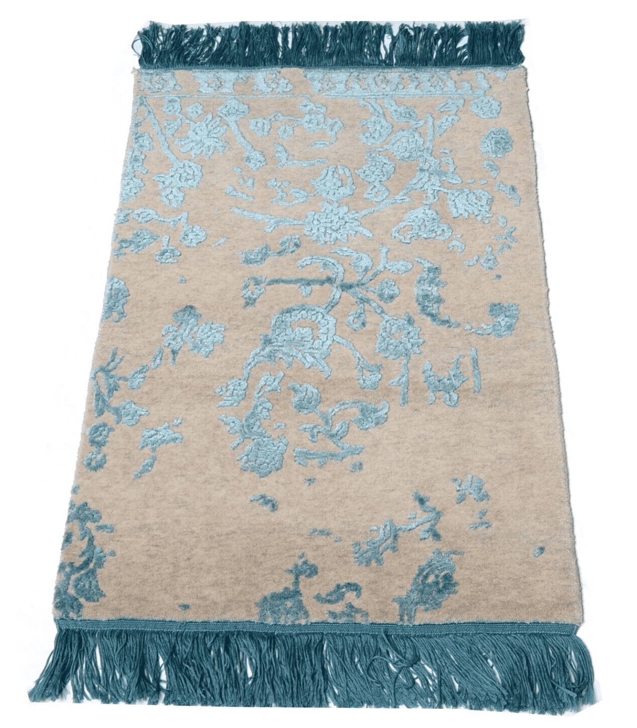 Orientteppich Indien 88 x 56 cm Wolle handgeknüpft