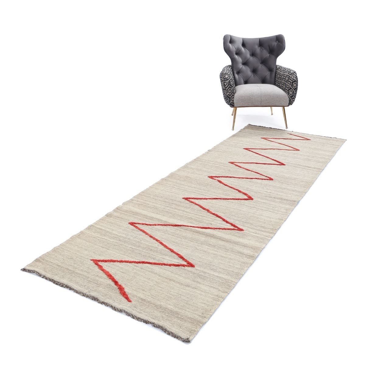 Perserteppich Fars 286 x 105 cm Wolle handgewebt