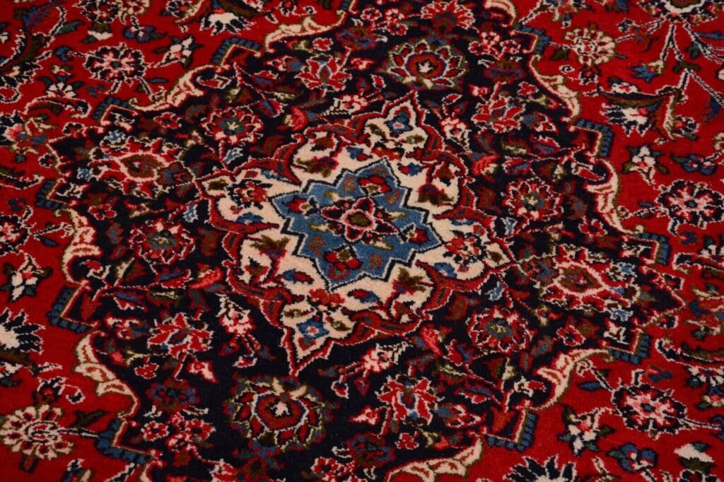 Perserteppich Mashad 378 x 295 cm Wolle handgeknüpft