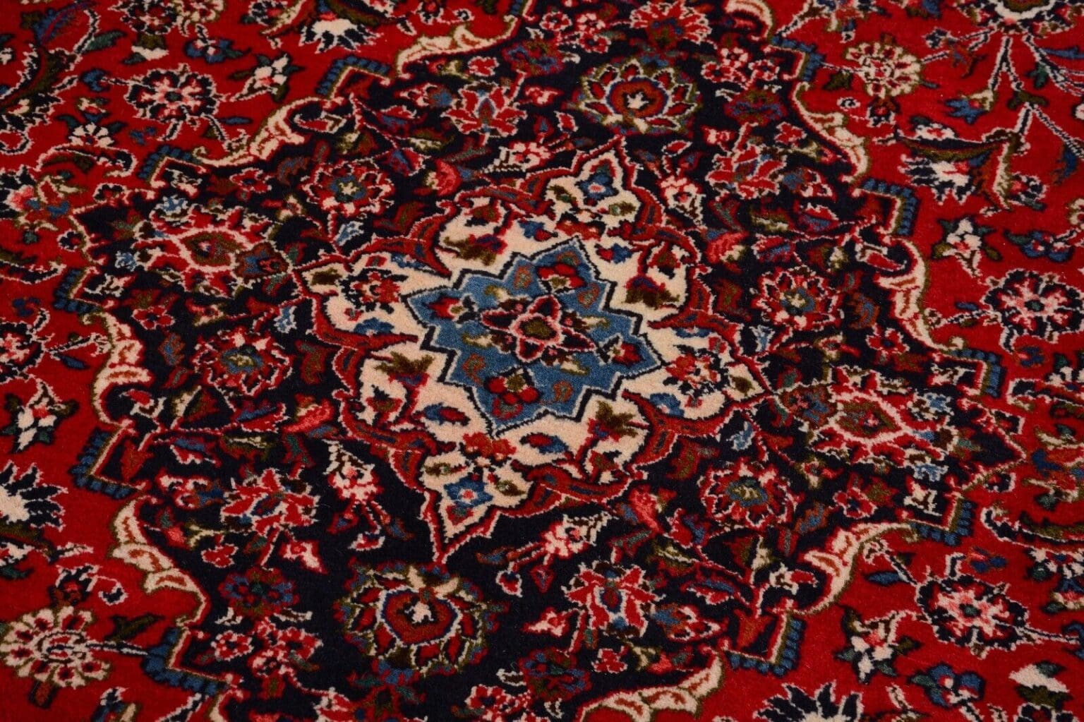 Perserteppich Mashad 378 x 295 cm Wolle handgeknüpft