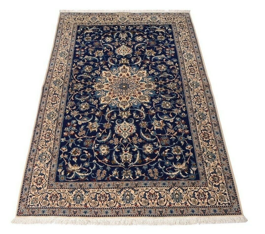 Perserteppich Nain 252 x 158 cm Wolle handgeknüpft
