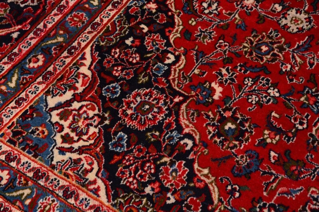 Perserteppich Mashad 378 x 295 cm Wolle handgeknüpft