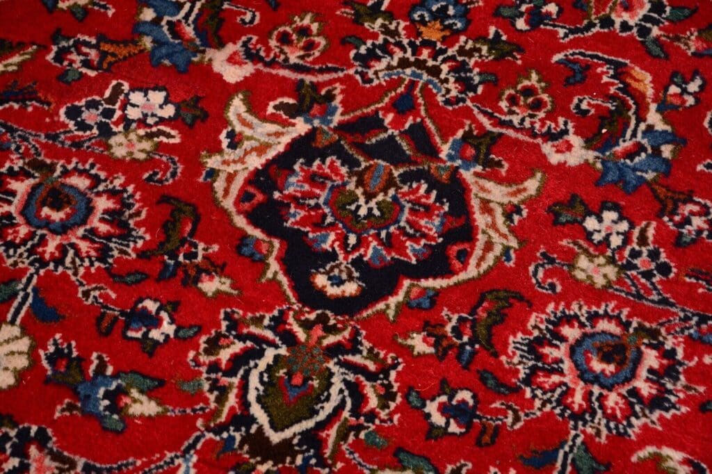 Perserteppich Mashad 378 x 295 cm Wolle handgeknüpft