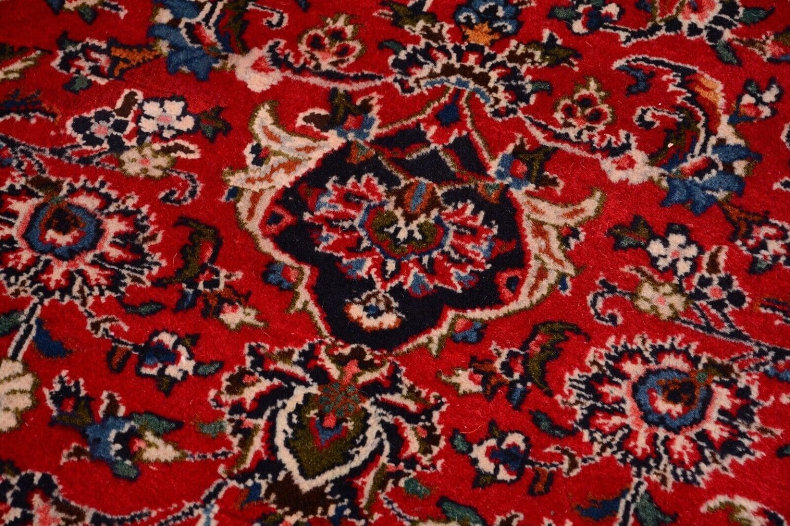 Perserteppich Mashad 378 x 295 cm Wolle handgeknüpft