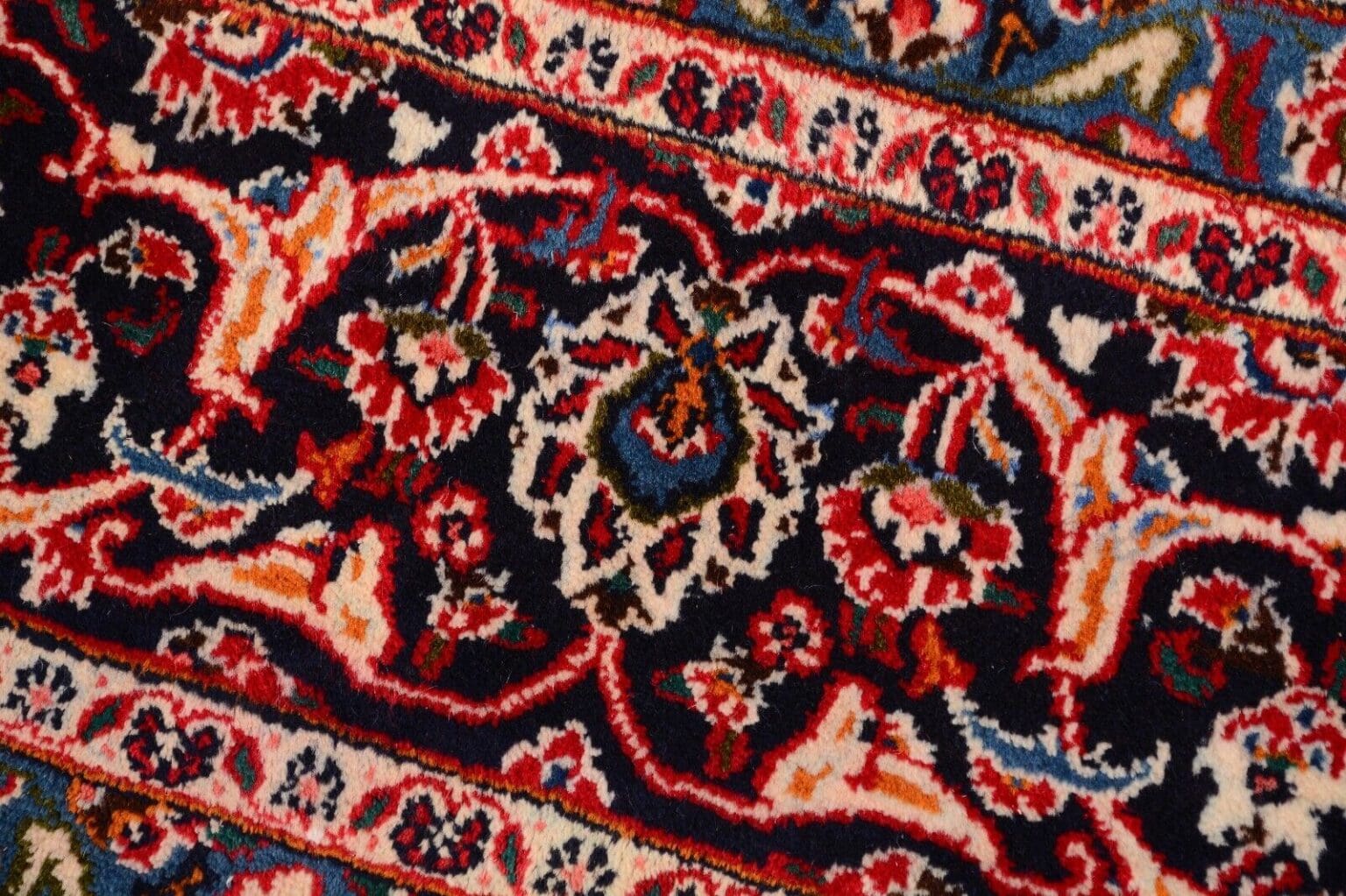 Perserteppich Mashad 378 x 295 cm Wolle handgeknüpft