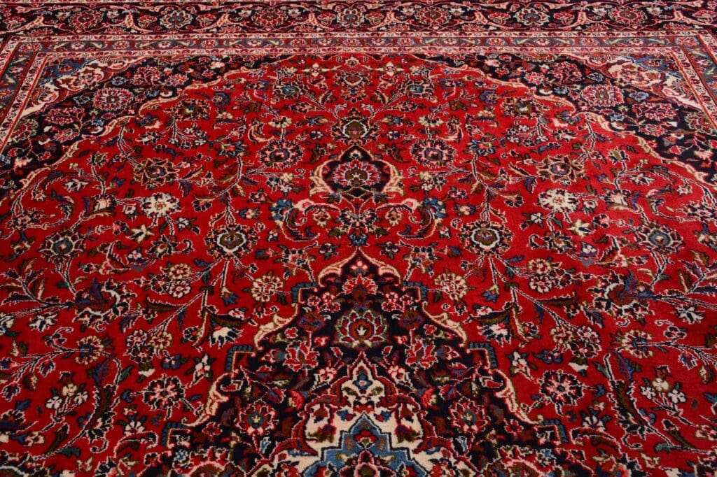 Perserteppich Mashad 378 x 295 cm Wolle handgeknüpft