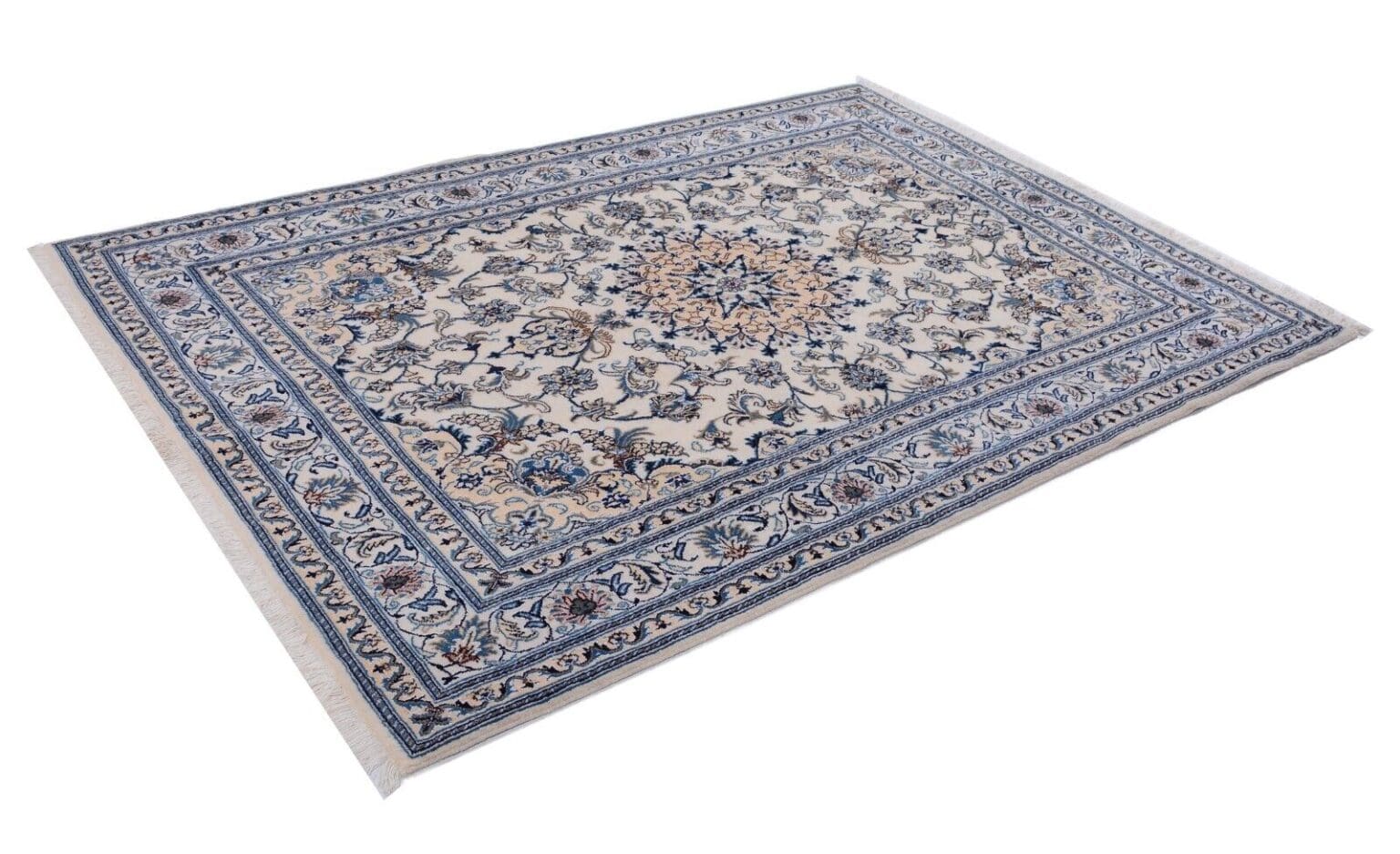 Perserteppich Nain 240 x 170 cm Wolle handgeknüpft