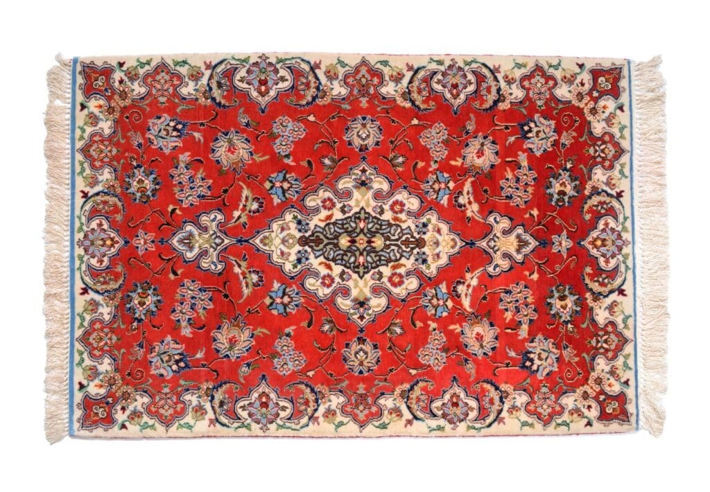Perserteppich Isfahan 108 x 72 cm Wolle handgeknüpft