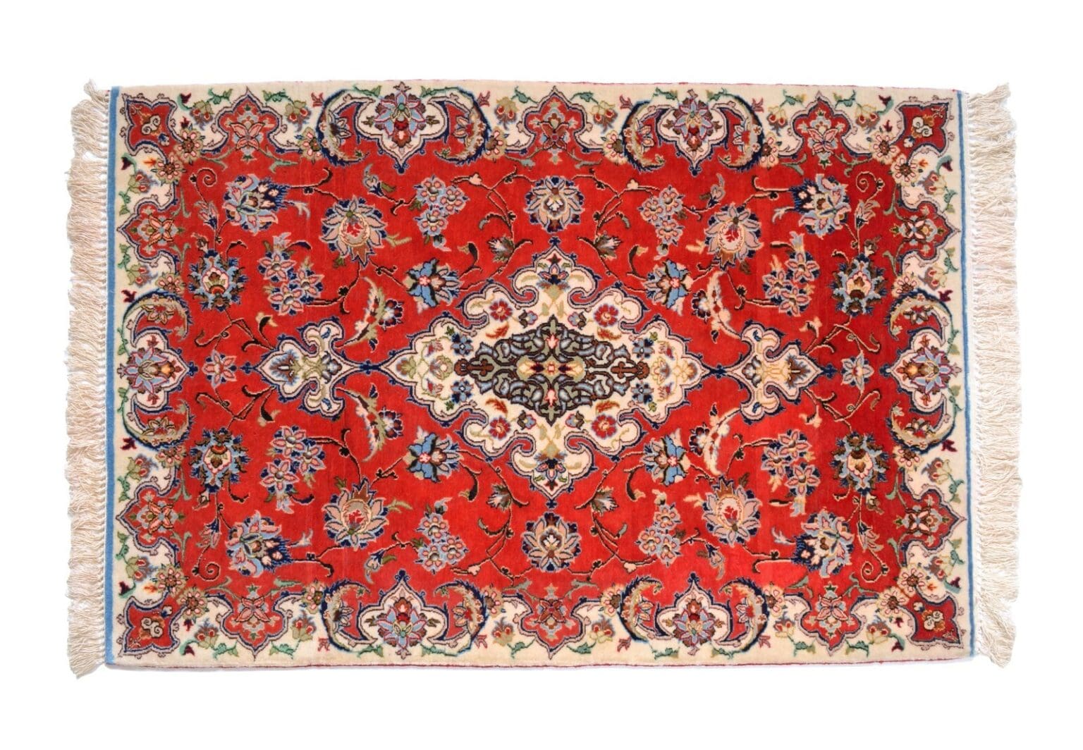 Perserteppich Isfahan 108 x 72 cm Wolle handgeknüpft