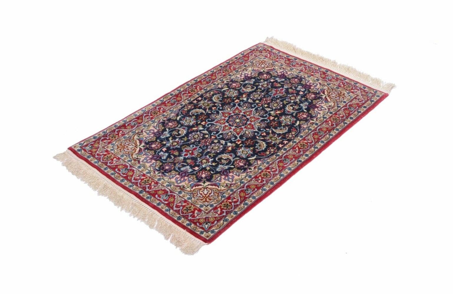 Perserteppich Isfahan 105 x 68 cm Wolle handgeknüpft