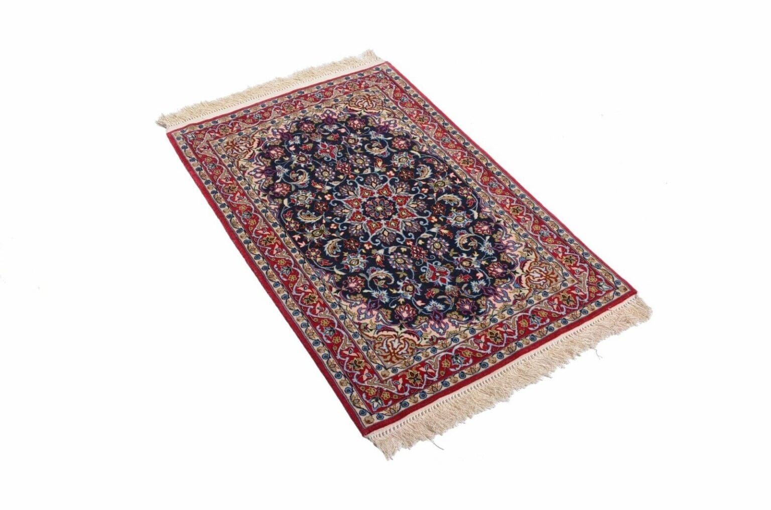 Perserteppich Isfahan 105 x 68 cm Wolle handgeknüpft