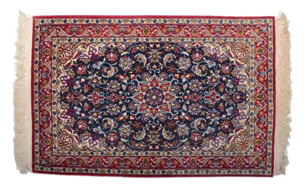 Perserteppich Isfahan 105 x 68 cm Wolle handgeknüpft
